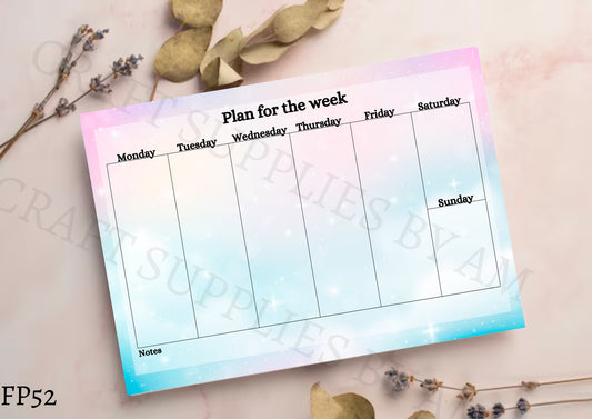 Pattern Weekly Planner