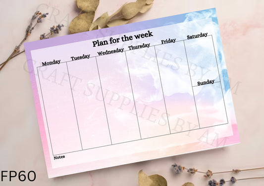 Pattern Weekly Planner