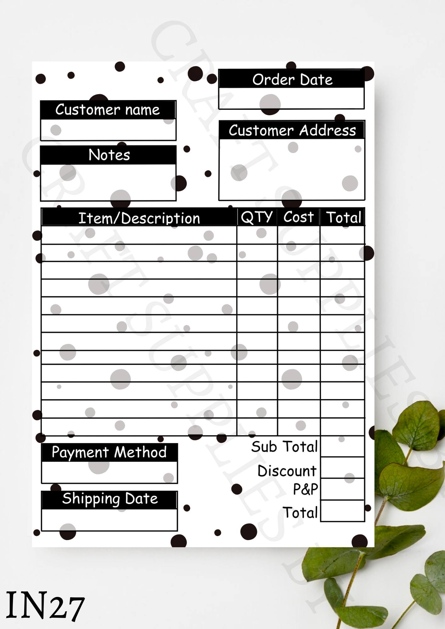 Spots Order Book