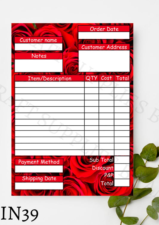 Flower Order Book