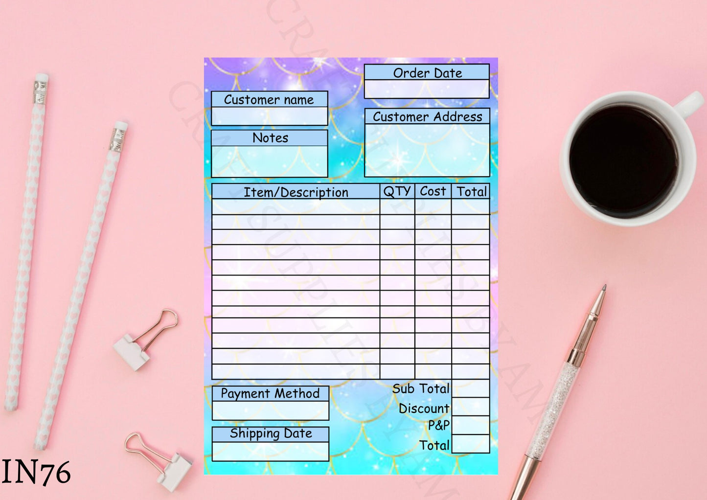 Mermaid Order Book