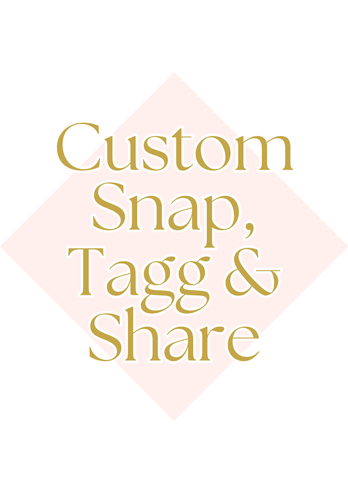 Custom Snap, Tag and Share Cards