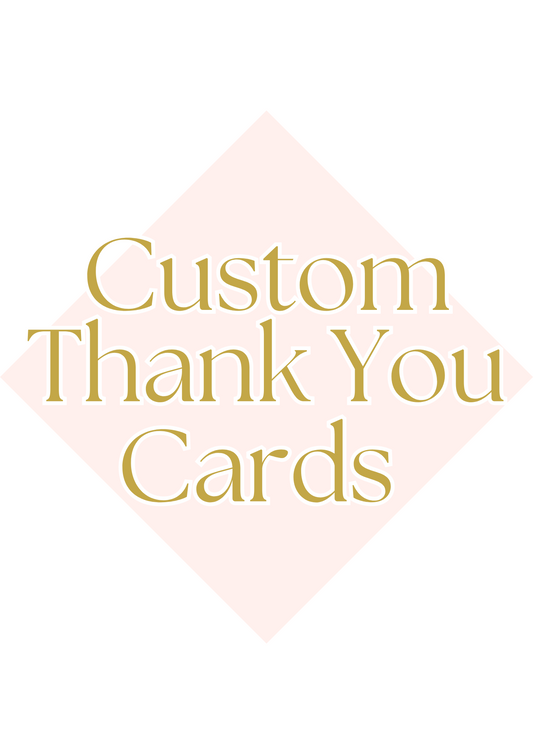 Custom Thank You Card