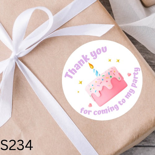 Birthday Bag Sticker