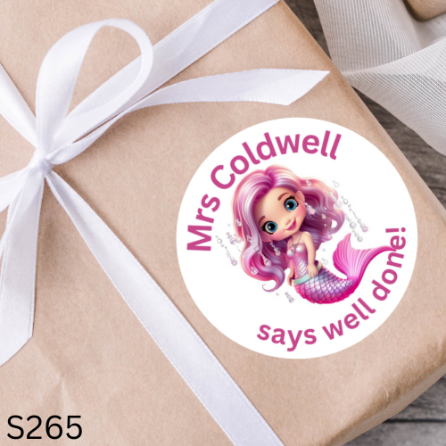 Mermaid Teacher Sticker