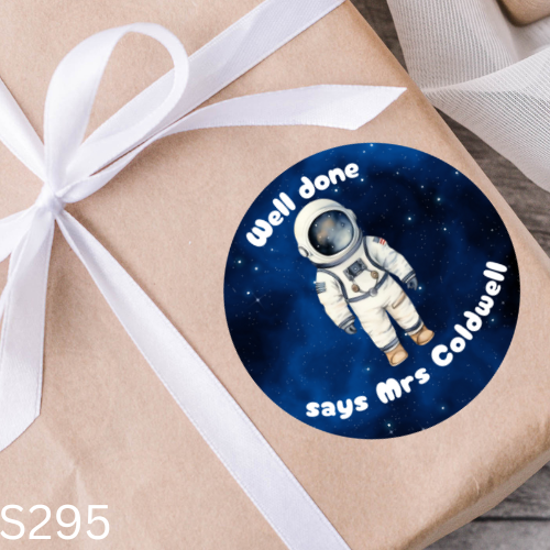Astronaut Teacher Sticker