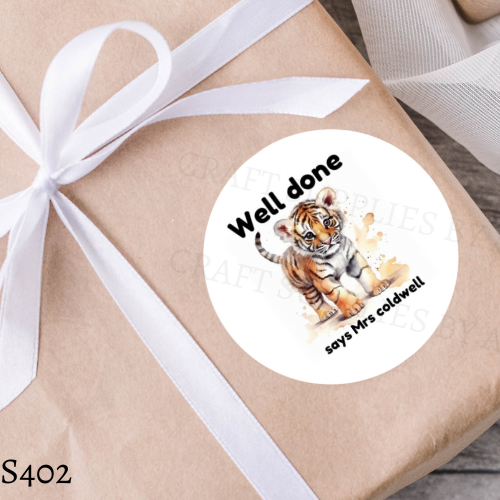 Tiger Teacher Sticker