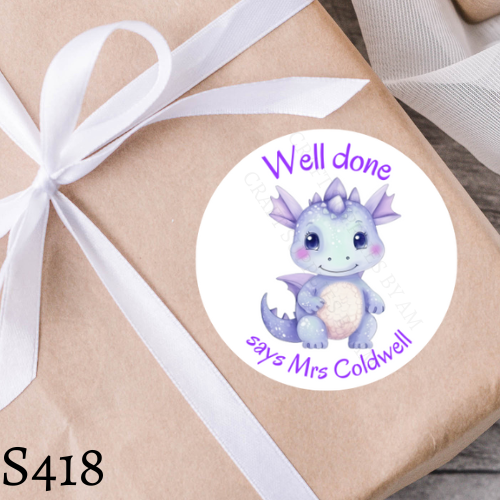 Dinosaur Teacher Sticker