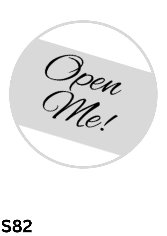 Open Me Sticker