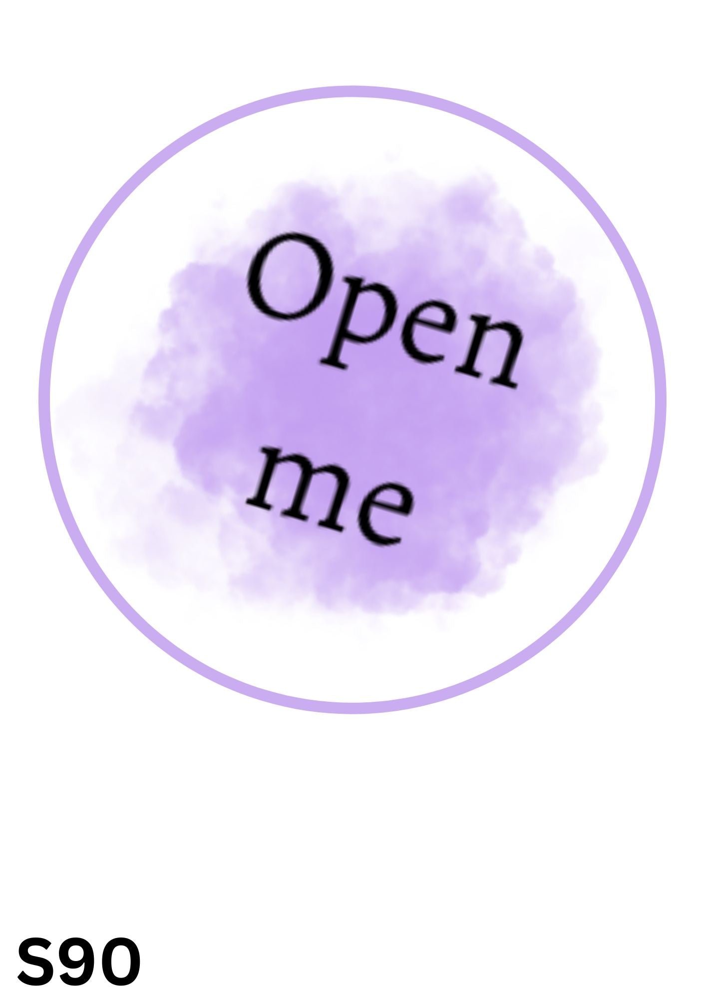 Open Me Sticker