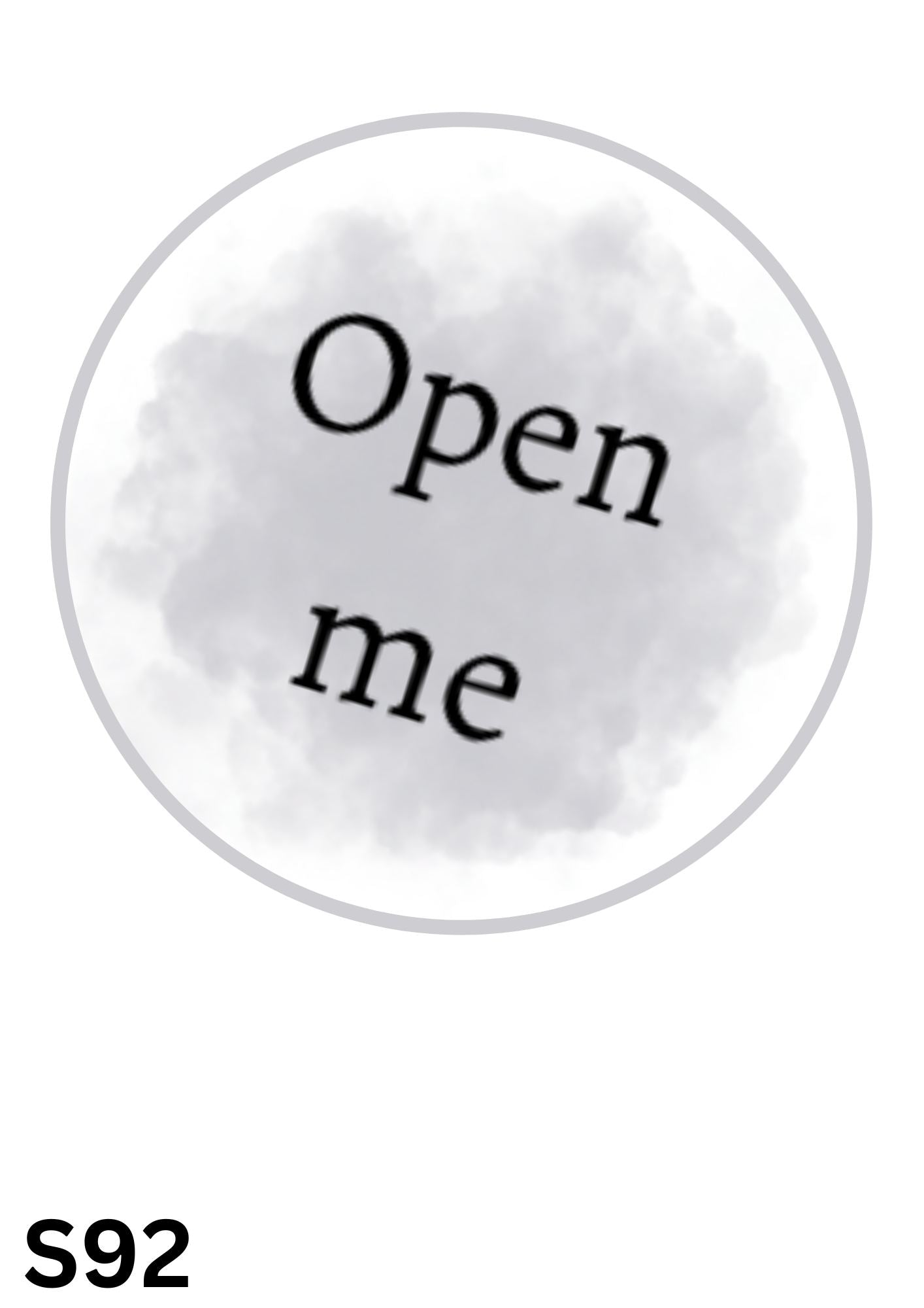 Open Me Sticker