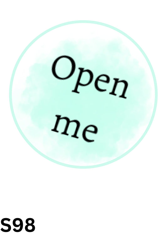 Open Me Sticker