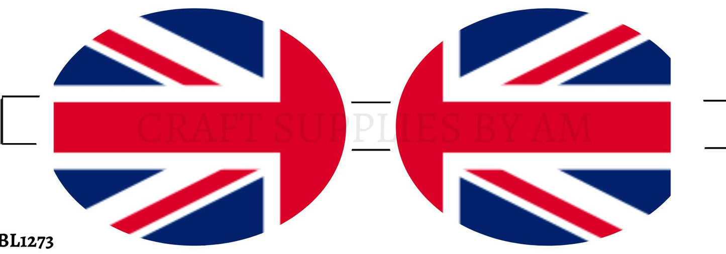 Union Jack Precut Bow Loop