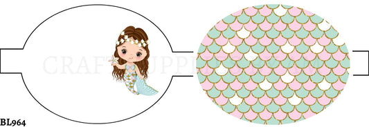 Mermaid Precut Bow Loop