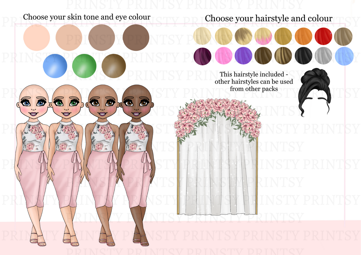 Dolly Mother's Day Badge